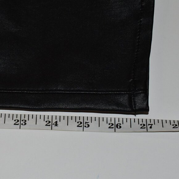 Social Standard by Sanctuary Faux Leather Ankle Skinny Pants Black Size … - Picture 5 of 10